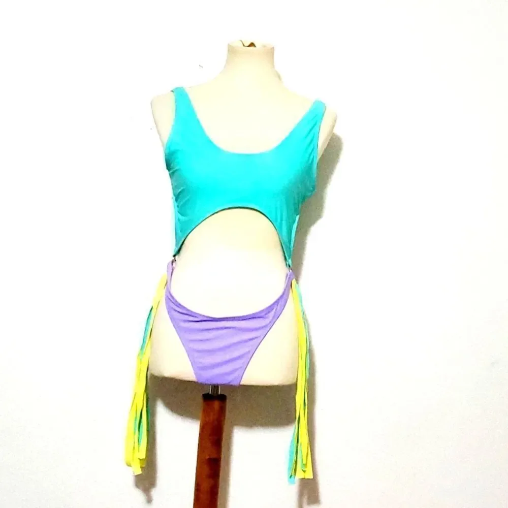 Sexy Monokini Cut Out One Piece Bikini  Size Large